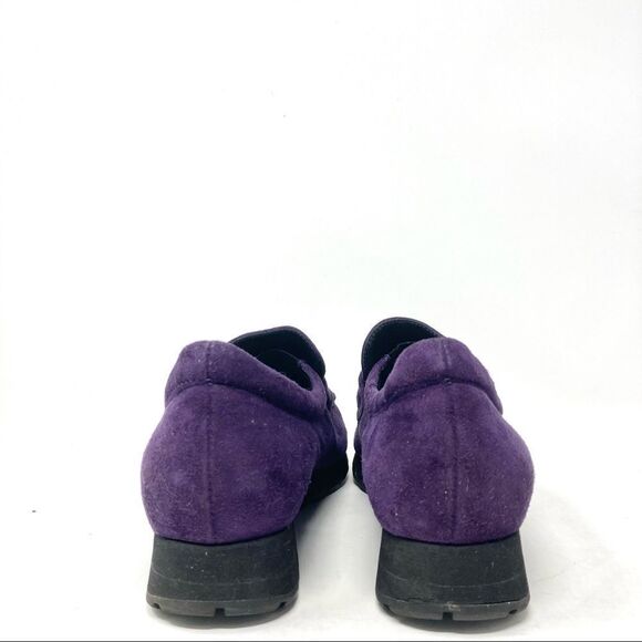KENNEL Und Schmenger Chunky Purple Suede Loafers Size 8/38 - Picture 4 of 6